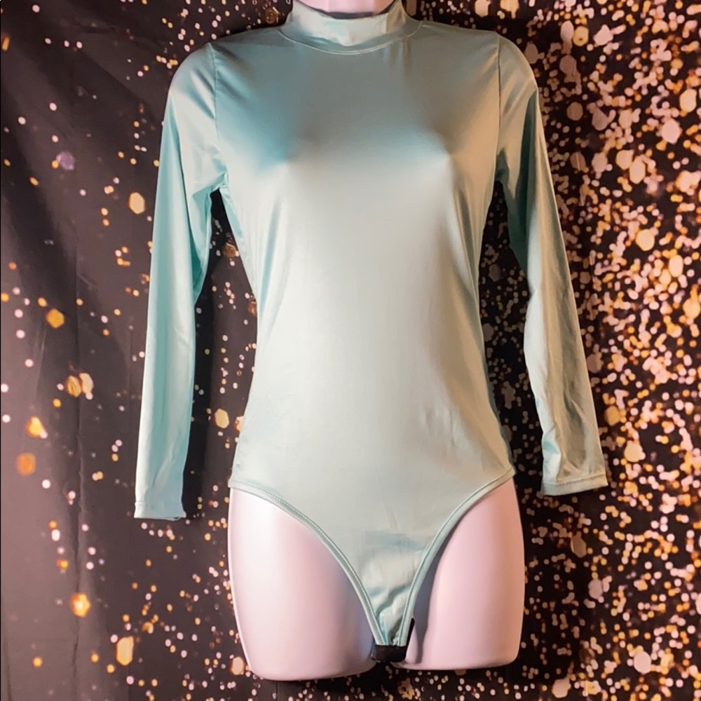 Teal bodysuits